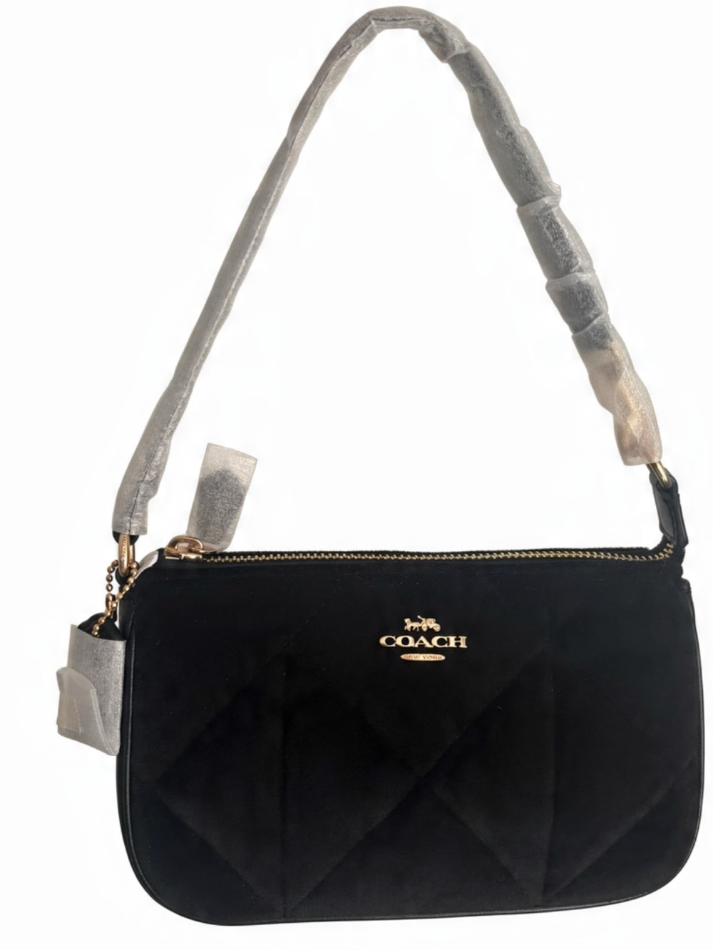 Coach Nolita 19 - Black Velvet Quilting NWT - Picture 4 of 8